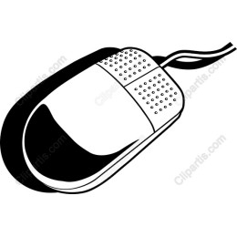Classic Computer Mouse Drawing