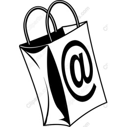 Stylish E-Commerce Shopping Bag