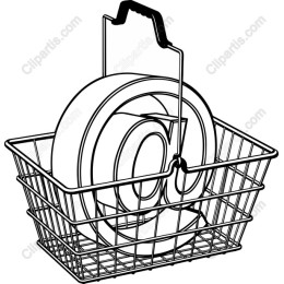 Digital Shopping Basket with @ Symbol
