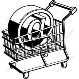 E-Commerce Connection : Shopping Cart with @ Symbol