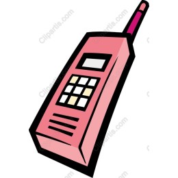 Retro Pink Mobile Phone