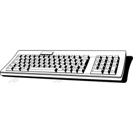 Classic Vintage Computer Keyboard