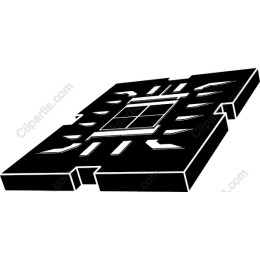 Stylized Computer Chip