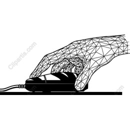 Digital Connection: Geometric Hand