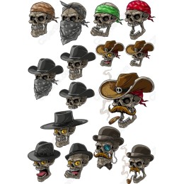 Cowboy Skull Bundle
