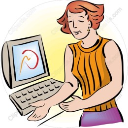 Professional Woman at Computer