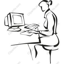 Professional Woman at Computer