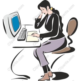 Professional Woman at Desk