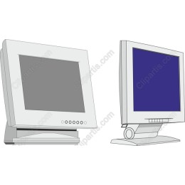 Vintage and Modern Computer Monitors
