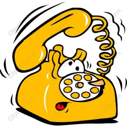 Yellow Cartoon Telephone
