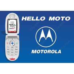 Hello Moto Retro Motorola Flip Phone