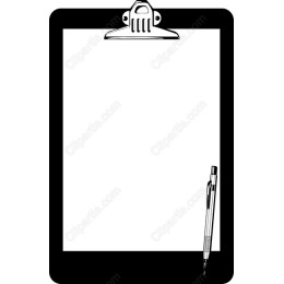 Stylish Clipboard with Pen
