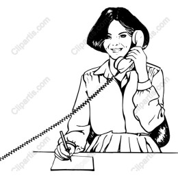 Cheerful Woman on Phone