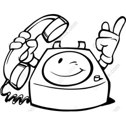 Cheerful Vintage Telephone