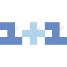 Modern Geometric Blue