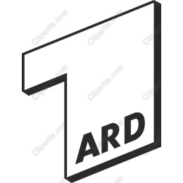 3D Letter 'T' with 'ARD' Text