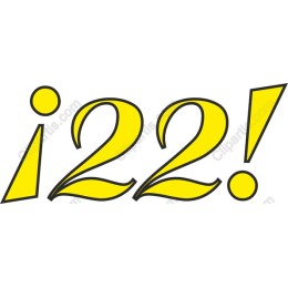 ?22! Bold