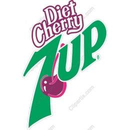 Diet Cherry 7UP Logo