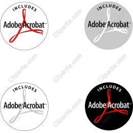 Adobe Acrobat Logo Set