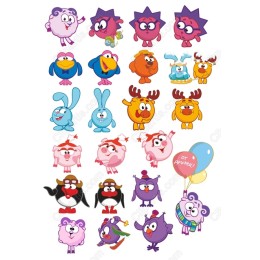  Cartoon Characters Clipart Set - Fun & Colorful
