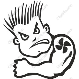 Musclebound Mascot