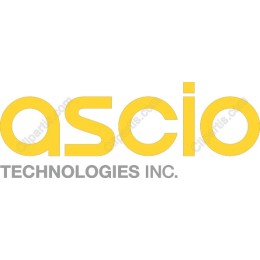Ascend Logo - ascio in Yellow and Gray