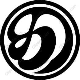 Elegant Black and White Swirl