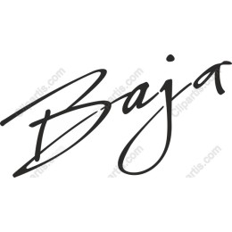 Baja Elegant Script Typography