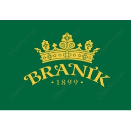 Elegant Crown Logo - BRANIK 1899