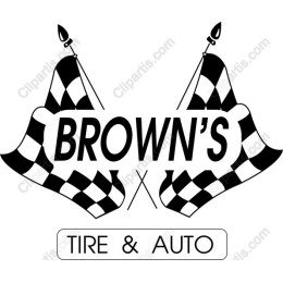 Brown's Tire & Auto Logo