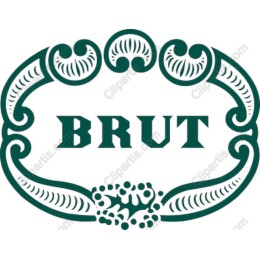 Brut Vintage Floral Frame