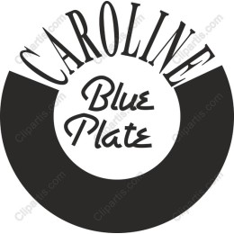 Caroline Blue Plate