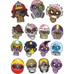 Zombie Madness Bundle: Quirky Cliparts