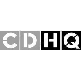 Sleek Modern Letters - C, D, H, Q