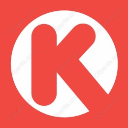 Bold K Logo in Red Circle