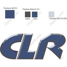 Premium CLR Logo in Pantone Colors