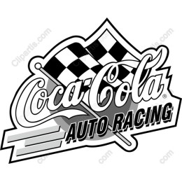 Coca-Cola Auto Racing Logo