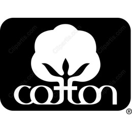 Stylized Cotton Plant