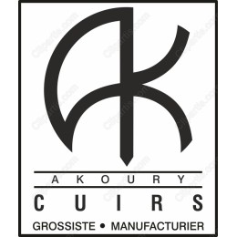 Stylish A & K Monogram