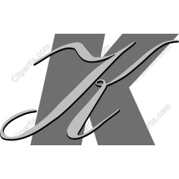 Elegant Letter K