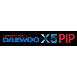 Daewoo X5 PIP Vintage TV Logo