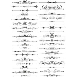 Royal Crown Decorative Borders Set