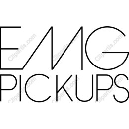 EMG PICKUPS Modern Logo