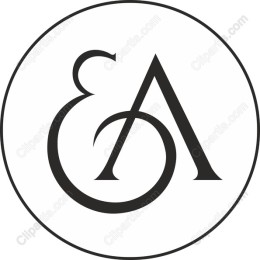Elegant E & A Interwoven Logo