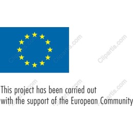 European Union Flag with Support Text