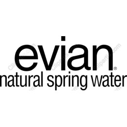 Evian Natural Spring Water Logo