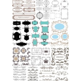 Vintage Style Banners Set - Elegant