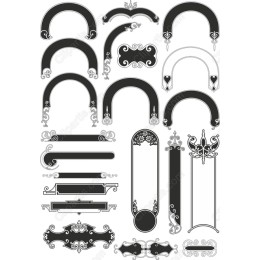 Vintage Decorative Frames Set