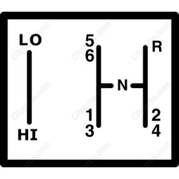 Six-Speed Gear Shift