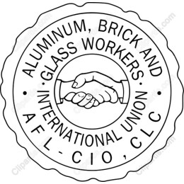 Solidarity Handshake - Aluminum, Brick, and Glass Workers Union